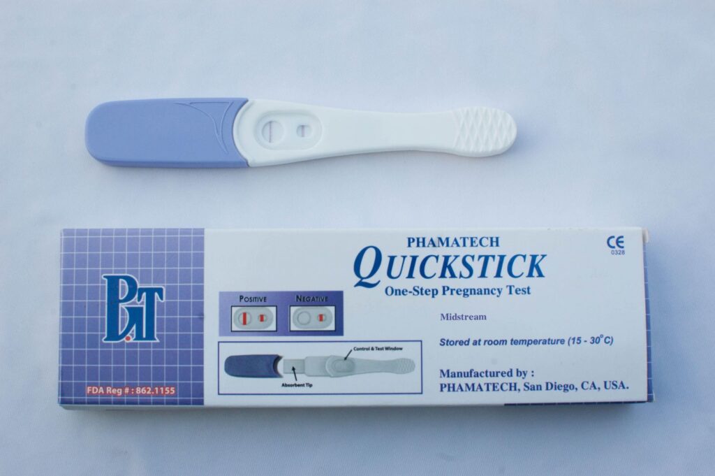 5 days after Sex Early Detection Quickstick Midsteam Pregnancy Test
